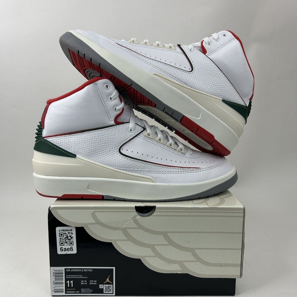 Nike Shoes Air Jordan 2 Retro “Origins/White Fire Red” 2024